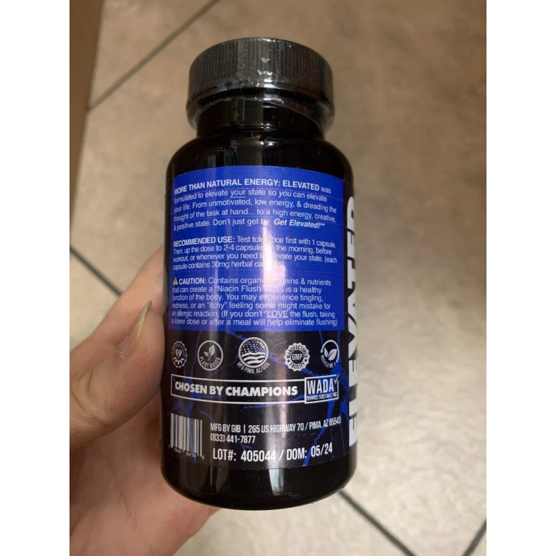 Bulk Supplements Gains In Bulk Elevated Supplements- 60 Cap