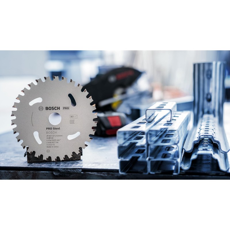 Bosch 1 x Pro Steel Circular Saw Blades for Cordless