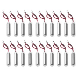 AEDIKO 20pcs DC Coreless Motor 7mmx25mm Micro Waterproof Vibration Miniature Vibrating 8000-24000rpm Motor for Electric Toothbrush Toys