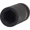 KS Tools 515.1832 Hexagon impact socket, deep, 1", 32mm