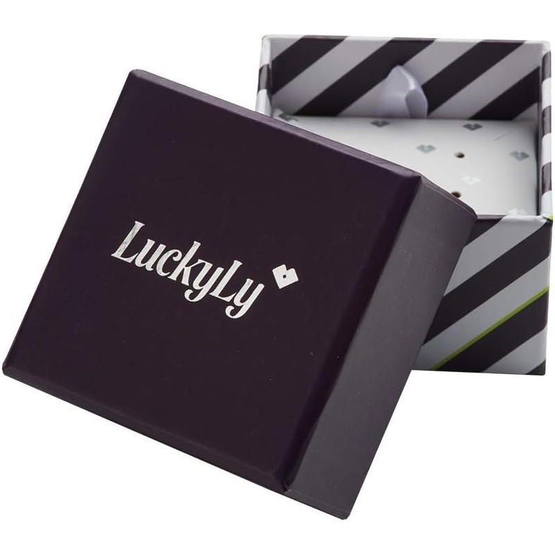 LuckyLy Collares para Mujer Inicial Acero Inoxidable Oro 18K Regalos