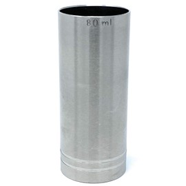 MAK Cocktail Measuring Cup 80 ml Stainless Steel Bar Measure Jigger 8cl Dispenser Alcohol Certificate Bar