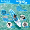 DAKUWAR Inflatable Paddle Board 10'x31.5''x6'' Folding Stand up Paddle Boards