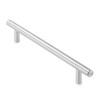 Cauldham Solid Stainless Steel Euro Style Cabinet Pull Handle Brushed