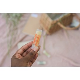 Zambeezi Fair Trade, Organic Beeswax Lip Balm - CORE 4 Pack (Wild Rose, Tangerine, Sweet Basil and Lemongrass) - Ethically Sourced