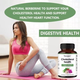 Unbranded Cholesterol Support Supplement - Contains berberine, artichoke to support health