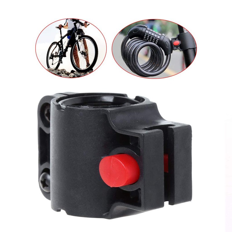 CADANIA Bicycle Lock Holder Support Wire Cable Lock Universal Bike