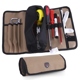 Jadeshay Electrician Tool Bag - 36 * 25cm Durable Canvas Electrician Roll Up Tool Bag Hardware Tools Waterproof Storage Bag Organizer