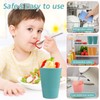 AouiSton Cups, Children's Cups, 350 ml Set Unbreakable Drinking Cups,