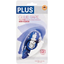 Plus Corporation Plus High Capacity Glue Tape Dispenser, 0.33-Inch by 72-Feet