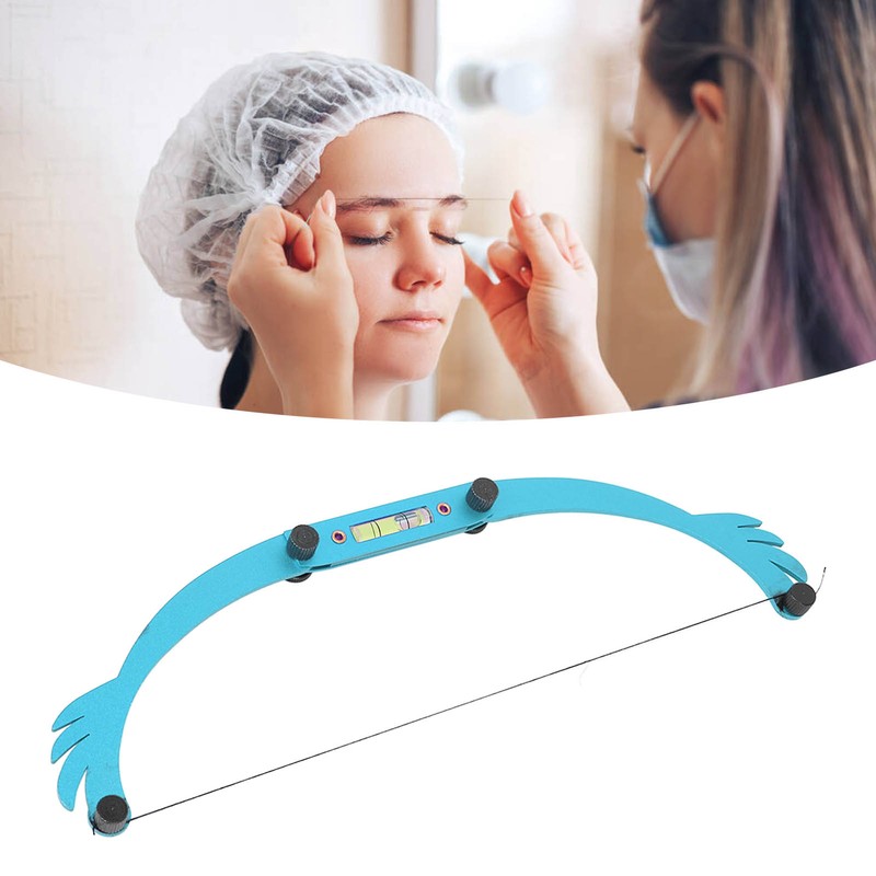 Eyebrow Line Marker Ruler Foldable Arch Microblading Eyebrow Mapping for