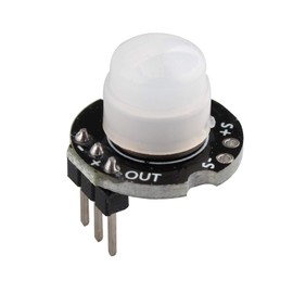 HALJIA SR602 MINI Motion Sensor Detector Module Micro SR602 Pyroelectric Infrared PIR Kit Sensory Probe Switch with Sensing Distance up to 5 Meters Compatible with Arduino DIY With Lens