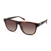 GUESS Men's Rounded Bottom Square Sunglasses, Dark Havana, 55mm