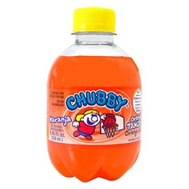Chubby USA Soda 8.4 oz (250ml) 6 Pack (Orange)