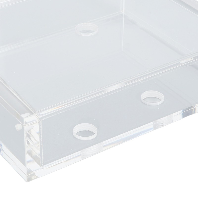Computer Water Cooling Reservoir Rectangle Transparent Acrylic PC Water Cooling