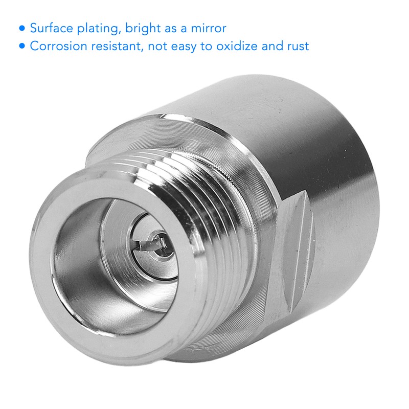 Soda Cylinder Adapter Metal CO2 Female Thread TR21‑4 to Male