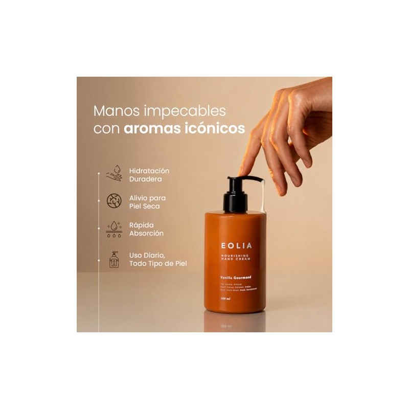 Crema y Jabón de Manos, Vanilla Gourmand, Almendra, Tonka, 2