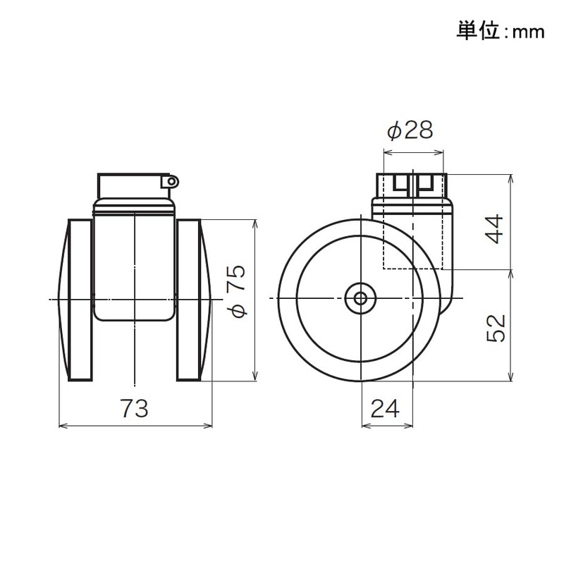 Caster JC – 75 St JC – 75 St
