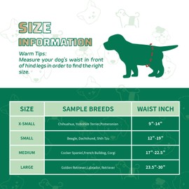 IMMCUTE Male Dog Wraps 50 Ct, Medium Size, Male Dog Diapers Disposable, Super Absorbent Leak-Proof Doggy Diapers,Belly Bands for Male Dogs with Wetness Indicator, Ideal for Indoor, Outdoor