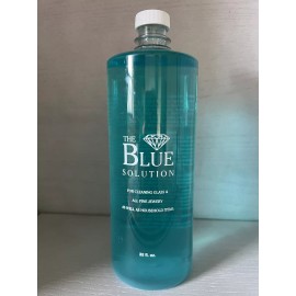 The BLUE Solution Fine Jewelry & Eyeglass Glass Cleaner Defogger Plus More, NEW