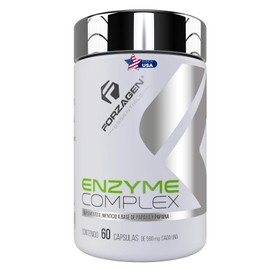FORZAGEN Essentials | Enzyme Complex - 60 Capsulas | Enzimas Digestivas Importadas | Enzimas Vegetales de Papaya y Piña | Papaína y Bromelina | Acelera Absorción de Macronutrientes | Reduce Inflamación, Indigestión o Estreñimiento | Salud Digestiva | Sup