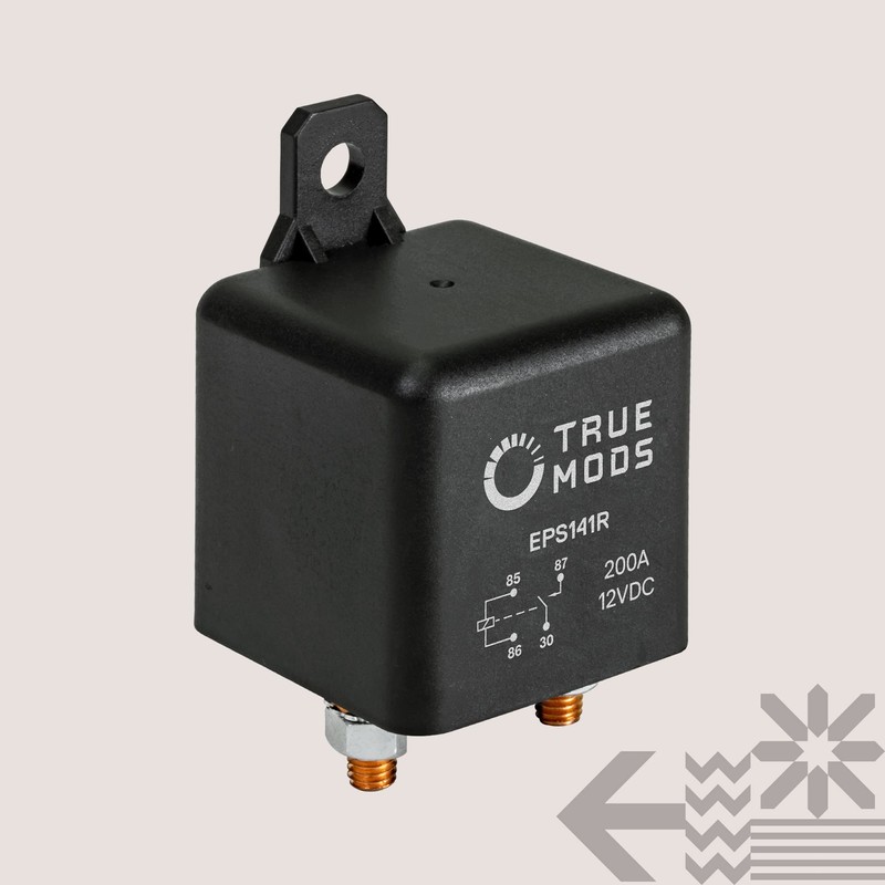 OLS 12V 200 Amp Split Charge Relay Switch - 4