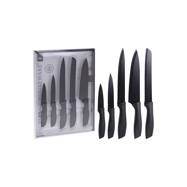 Juego de Cuchillos Black Style (5 Piezas)