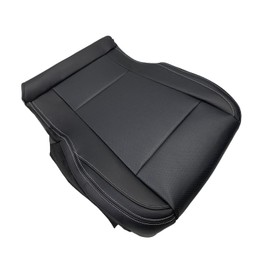 SecosAutoparts Driver Side Bottom Replacement Seat Cover Black #HB or EB Compatible with Ford F-150 Lariat 2015-2017 Compatible with Ford F250 F350 Lariat XLT 2017-2022