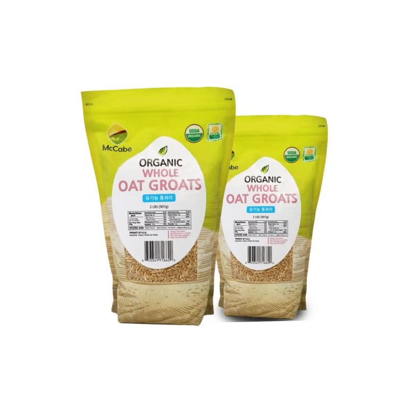McCabe Organic Whole Oats Groats - Whole Grain Oats 2Lbs