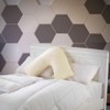 BuzzBuy V shaped pillowcase cover, 100% Poly-cotton Back & Neck