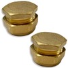 JD Brands 15mm Brass Compression Stop End Caps (Pack of