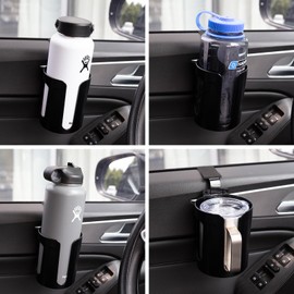LITTLEMOLE Large Car Door Cup Holder, Vehicle Armrest Cup Holder, Drink Holder for Truck