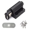 10set Black SBS Plastic Cabinet Single Magnetic Magnet Latch,for Push