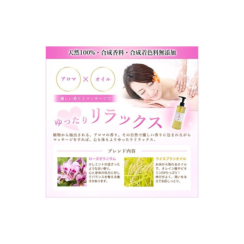 Rose Geranium Blend 10.1 fl oz (300 ml) (Base: Rice