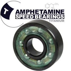 Amphetamine 8 x 22 x 7 mm Titanium Bearings Balls Skate Bearing 608