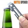Multipurpose Card | Bottle Opener Survival Gear Card | Stainless