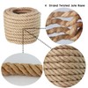 Manila Rope 1 Inch x 100 Feet, Twisted Thick Rope