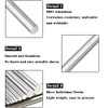JoyTube 1/8"(3mm) Diameter Aluminum Round Rod, 6061 Aluminum Solid Stick