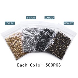 Juego de 4 tachuelas de cúpula redondas mezcladas de colores surtidos, remaches de metal punk, punk, punk, para manualidades, ropa, cinturón, zapatos, joyas, decoraciones (0.12 pulgadas/3 mm)