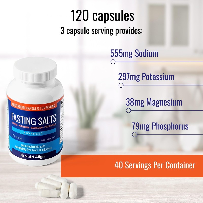 Fasting Salts Capsules. 120 Capsules (Advanced)