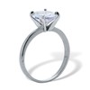 PalmBeach Yellow Gold-plated Platinum-Plated or Silvertone Round Cubic Zirconia Solitaire