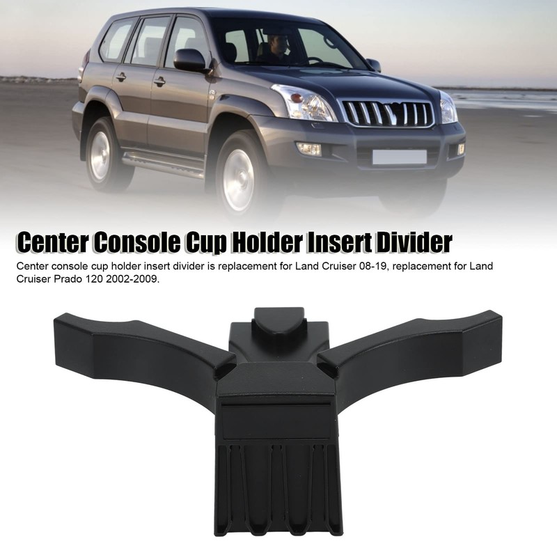 KIMISS Car Cup Holder Insert Divider Center Console Cup Holder