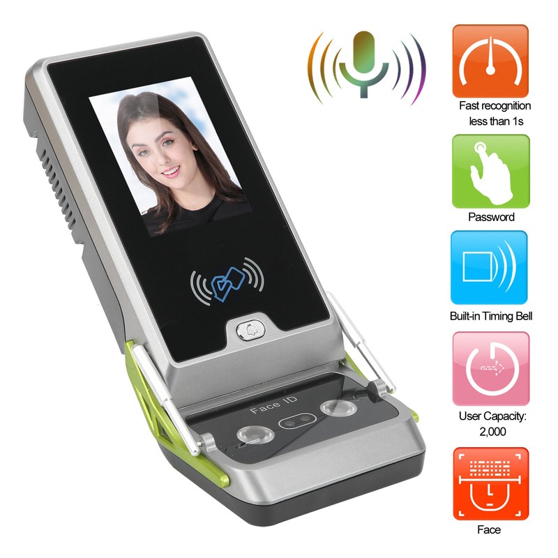 TCP IP 2.8in Access Control Face Recognition ID Card Password