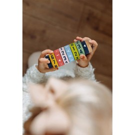 small foot 10527 Arithmetic Roll, Small 1 x 1 ‘Educate’, Basic Arithmetic Types, Rule Slider, Abacus Calculating Aid, from 6 Years