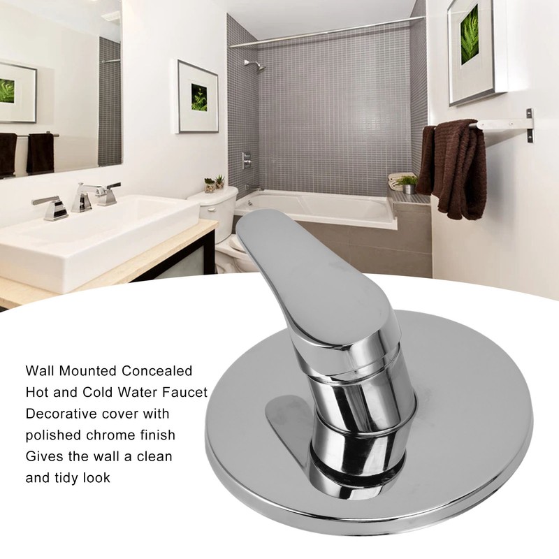 Concealed Shower Faucet Hot Cold Water Rust Proof Wall Mounted
