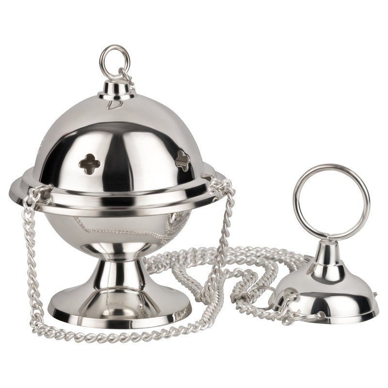 Incense Barrel: Incense Set, Jerusalem Incense Barrel Made of Brass