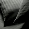 Ev Dekor® Double Duvet Cover Set Hotel Quality Stripes Satin