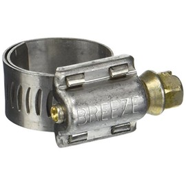 10 Pack Breeze 9206 Aero-Seal Liner Clamps with Plated Screw Effective Diameter Range: 7/16" - 25/32" (11mm - 20mm)