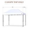 SCOCANOPY 10x15 Canopy Replacement Canopy Top,Canopy Cover ONLY, Bonus 4Pack