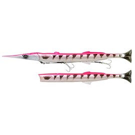Savage Salt 3D Line Thru Needfish Pulsetail 2+1 30cm 85g Pink Barracuda (69715)